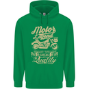 Motor Legend Biker Motorbike Motorcycle Childrens Kids Hoodie Irish Green