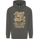 Motor Legend Biker Motorbike Motorcycle Childrens Kids Hoodie Storm Grey