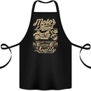 Motor Legend Biker Motorbike Motorcycle Cotton Apron 100% Organic Black