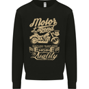 Motor Legend Biker Motorbike Motorcycle Kids Sweatshirt Jumper Black