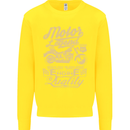Motor Legend Biker Motorbike Motorcycle Kids Sweatshirt Jumper Yellow