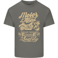 Motor Legend Biker Motorbike Motorcycle Mens Cotton T-Shirt Tee Top Charcoal