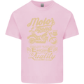 Motor Legend Biker Motorbike Motorcycle Mens Cotton T-Shirt Tee Top Light Pink