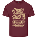 Motor Legend Biker Motorbike Motorcycle Mens Cotton T-Shirt Tee Top Maroon
