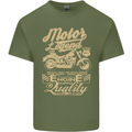 Motor Legend Biker Motorbike Motorcycle Mens Cotton T-Shirt Tee Top Military Green