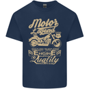 Motor Legend Biker Motorbike Motorcycle Mens Cotton T-Shirt Tee Top Navy Blue