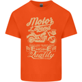 Motor Legend Biker Motorbike Motorcycle Mens Cotton T-Shirt Tee Top Orange