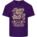 Motor Legend Biker Motorbike Motorcycle Mens Cotton T-Shirt Tee Top Purple