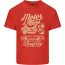 Motor Legend Biker Motorbike Motorcycle Mens Cotton T-Shirt Tee Top Red
