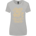 Motor Legend Biker Motorbike Motorcycle Womens Wider Cut T-Shirt Sports Grey