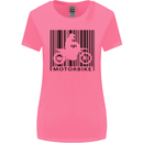 Motorbike Barcode Biker Motorcycle Womens Wider Cut T-Shirt Azalea