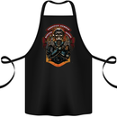 Motorbike Chopper Rebels Bikers Beers Cotton Apron 100% Organic Black