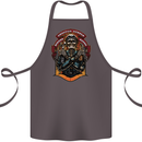 Motorbike Chopper Rebels Bikers Beers Cotton Apron 100% Organic Dark Grey