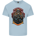 Motorbike Chopper Rebels Bikers Beers Mens Cotton T-Shirt Tee Top Light Blue