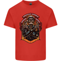 Motorbike Chopper Rebels Bikers Beers Mens Cotton T-Shirt Tee Top Red