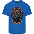 Motorbike Chopper Rebels Bikers Beers Mens Cotton T-Shirt Tee Top Royal Blue