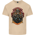 Motorbike Chopper Rebels Bikers Beers Mens Cotton T-Shirt Tee Top Sand