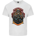 Motorbike Chopper Rebels Bikers Beers Mens Cotton T-Shirt Tee Top White