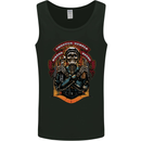 Motorbike Chopper Rebels Bikers Beers Mens Vest Tank Top Black
