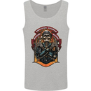 Motorbike Chopper Rebels Bikers Beers Mens Vest Tank Top Sports Grey
