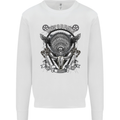 Motorbike Club Motorcycle Biker Kids Sweatshirt Jumper White