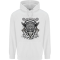 Motorbike Club Motorcycle Biker Mens Hoodie White