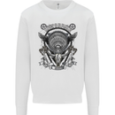 Motorbike Club Motorcycle Biker Mens Sweatshirt Jumper White