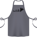 Motorbike Evolution Funny Biker Motorcycle Cotton Apron 100% Organic Steel