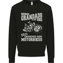 Motorbike Grandads Bingo Biker Motorcycle Mens Sweatshirt Jumper Black