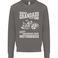 Motorbike Grandads Bingo Biker Motorcycle Mens Sweatshirt Jumper Charcoal