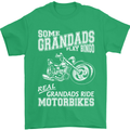 Motorbike Grandads Bingo Biker Motorcycle Mens T-Shirt Cotton Gildan Irish Green