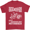 Motorbike Grandads Bingo Biker Motorcycle Mens T-Shirt Cotton Gildan Red