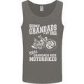 Motorbike Grandads Bingo Biker Motorcycle Mens Vest Tank Top Charcoal