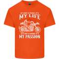 Motorbike It's My Passion Biker Motorcycle Kids T-Shirt Childrens Orange