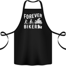 Motorbike Motorcycle Forever Biker Cotton Apron 100% Organic Black