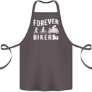 Motorbike Motorcycle Forever Biker Cotton Apron 100% Organic Dark Grey