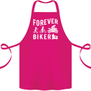 Motorbike Motorcycle Forever Biker Cotton Apron 100% Organic Pink