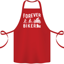 Motorbike Motorcycle Forever Biker Cotton Apron 100% Organic Red