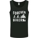 Motorbike Motorcycle Forever Biker Mens Vest Tank Top Black