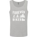 Motorbike Motorcycle Forever Biker Mens Vest Tank Top Sports Grey