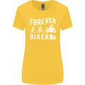 Motorbike Motorcycle Forever Biker Womens Wider Cut T-Shirt Yellow