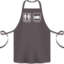 Motorbike Problem Solved Biker Motorcycle Cotton Apron 100% Organic Dark Grey