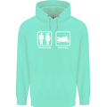 Motorbike Problem Solved Biker Motorcycle Mens 80% Cotton Hoodie Peppermint