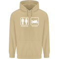 Motorbike Problem Solved Biker Motorcycle Mens 80% Cotton Hoodie Sand