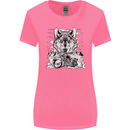 Motorbike Wolf Biker Motorcycle Motorbike Womens Wider Cut T-Shirt Azalea