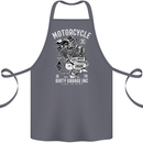 Motorcycle Dirty Garage Motorcycle Biker Cotton Apron 100% Organic Steel