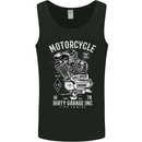 Motorcycle Dirty Garage Motorcycle Biker Mens Vest Tank Top Black