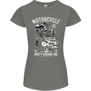 Motorcycle Dirty Garage Motorcycle Biker Womens Petite Cut T-Shirt Charcoal