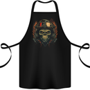 Motorcycle Gorilla Skull Motorbike Biker Cotton Apron 100% Organic Black