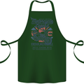 Motorcycle Legend Biker Motorcycle Chopper Cotton Apron 100% Organic Forest Green